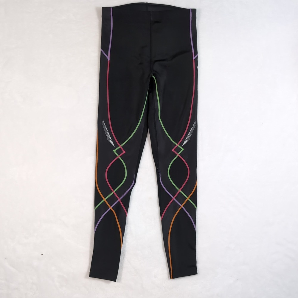 CW-X Compression Tights‎ Women S Black 125809A Joint Support Stabilyx Athletic